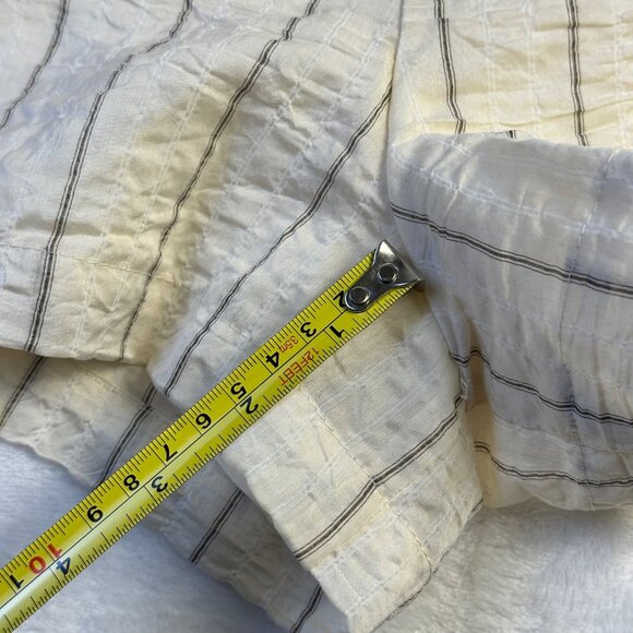 Zara Women’s Wrinkle Effect Striped Shorts Size Small Light Airy Bohocore - Picture 9 of 14